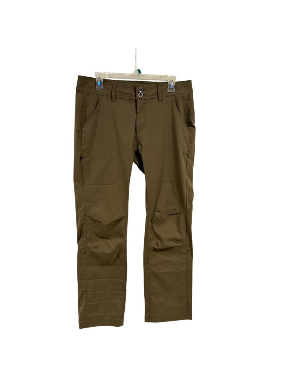 prAna Halle Straight Convertible Pant Slate Green‎ Size 10 SH (Short)